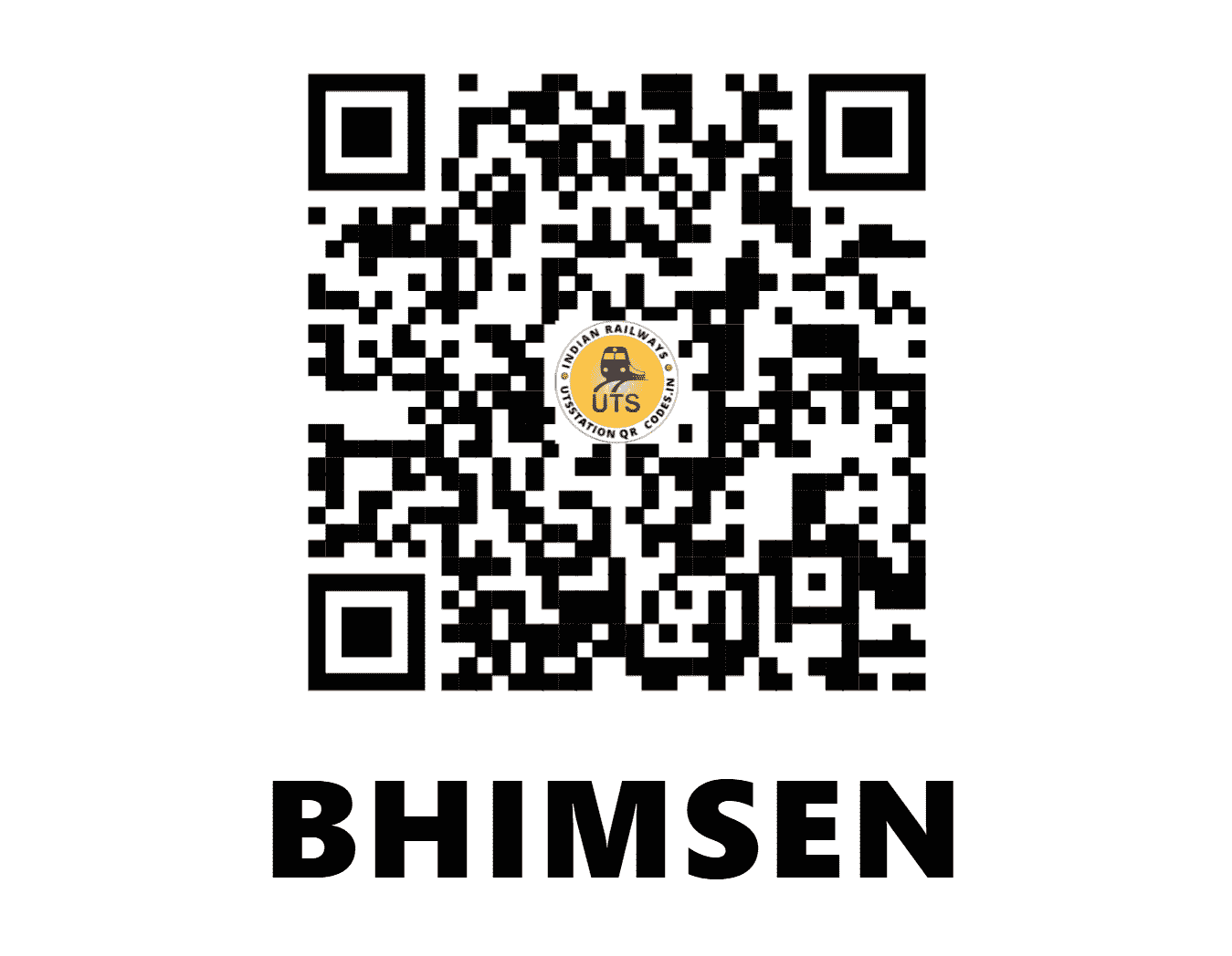 UTS QR Code for BHIMSEN - BZM (NC - UTTAR PRADESH)